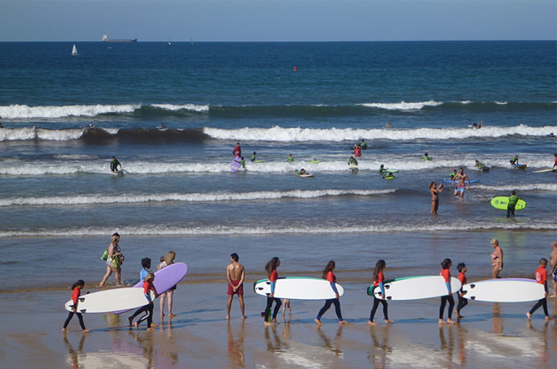 Surfparad i Gijón