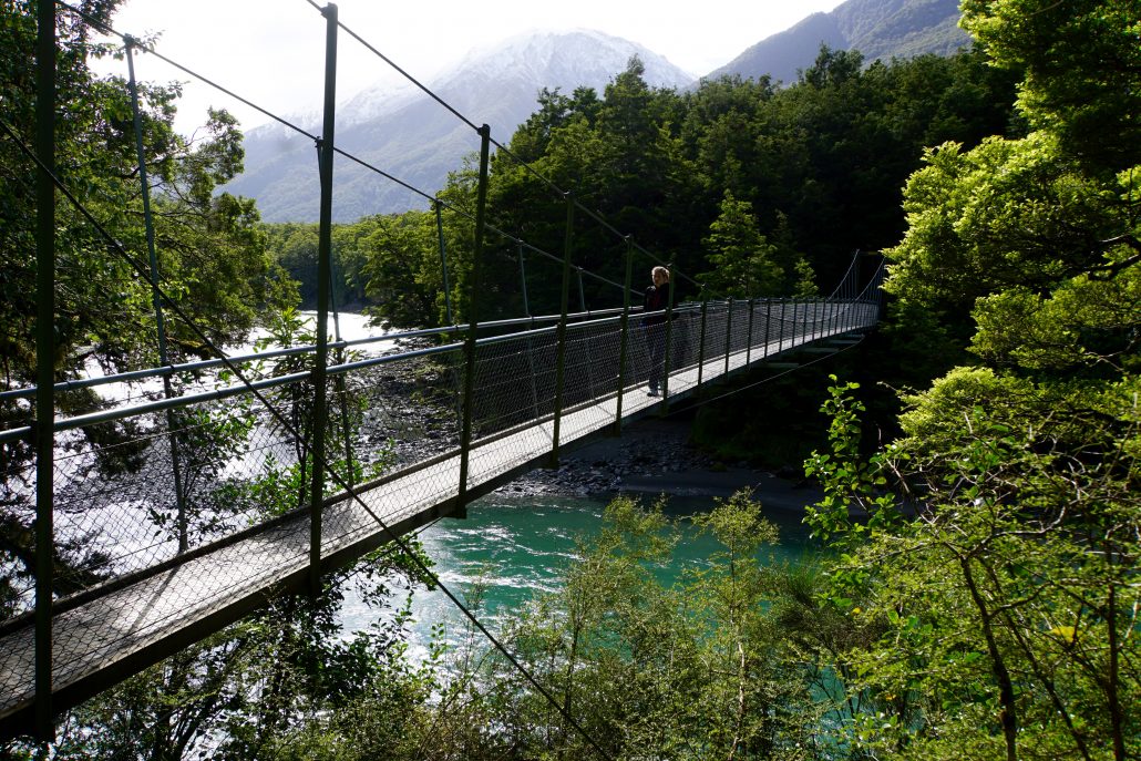 Stigarna är fint ordnade och broar fixas om det behövs. NZ gör verkligen vad dom kan för att vi som besökare ska kunna ta del av deras fantastiska land och natur.